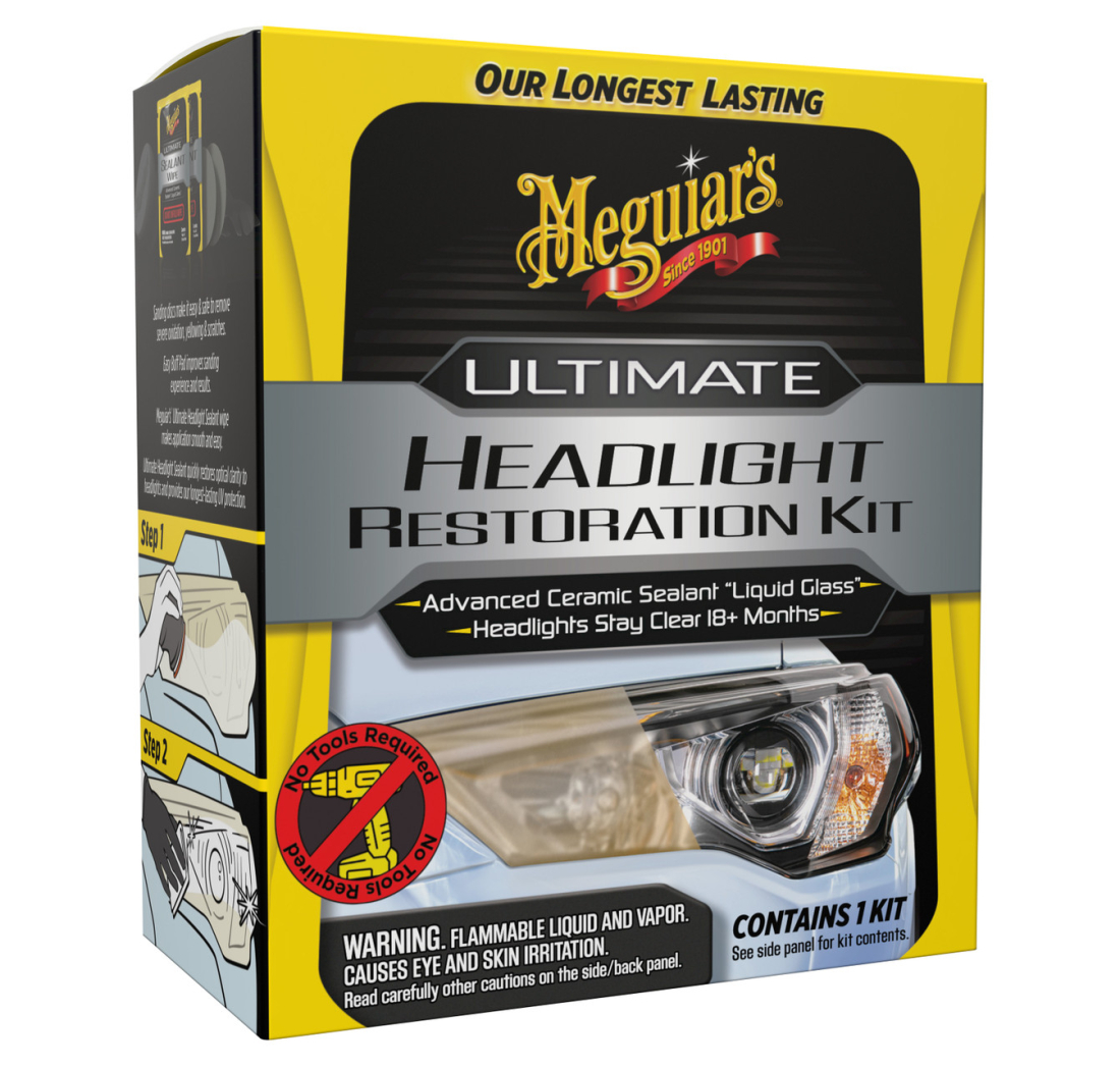 Komplet za obnovu i zaštitu farova Meguiars Ultimate Headlight Restoration Kit
